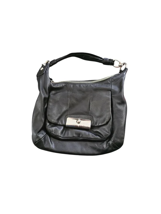 Coach Kristen Black Leather Hobo Shoulder Bag