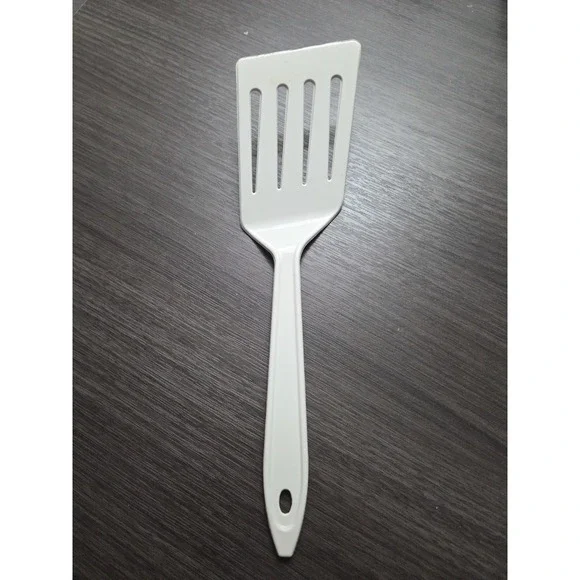Hitzler LOPOL Reinforced Nylon Slotted Spatula Turner White