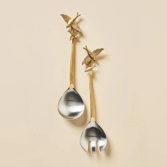 Anthropologie Swallows Serving Set