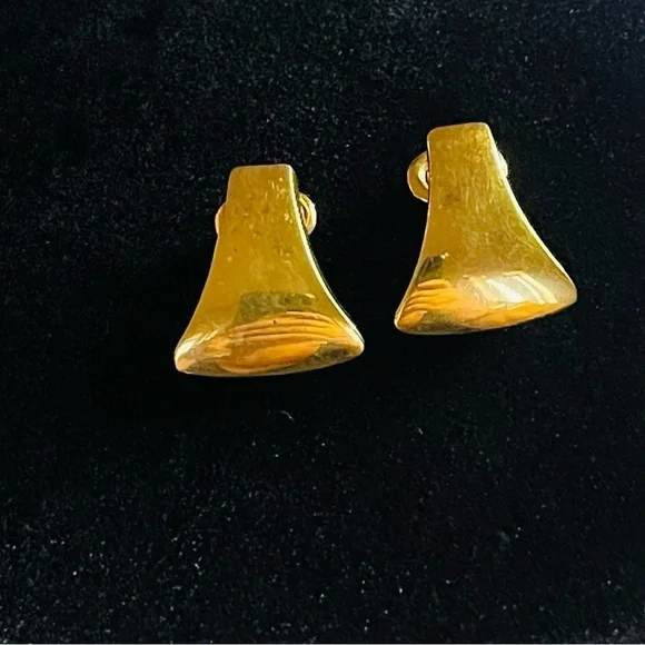 Gold Clip-On Earrings