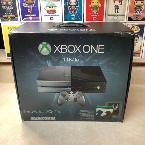 Microsoft XBOX ONE HALO 5 Guardians 1 TB Empty Box - No Inserts - No Console