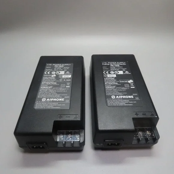 Lot Of 2‎ Aiphone PS-1820 18 Volt DC 2 Amp Power Supply Only