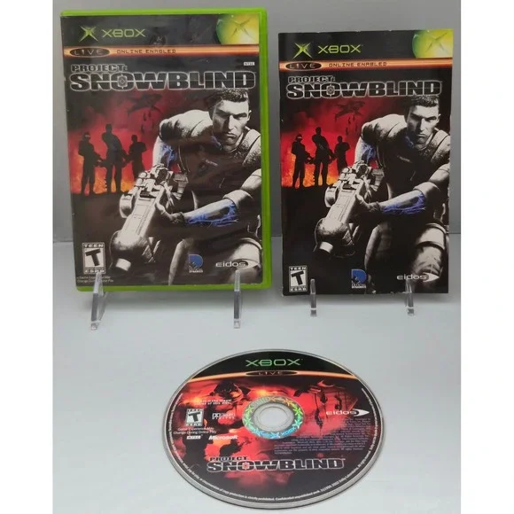Project: Snowblind - Microsoft Xbox - Complete in Box W/ Manual (CIB) - Tested