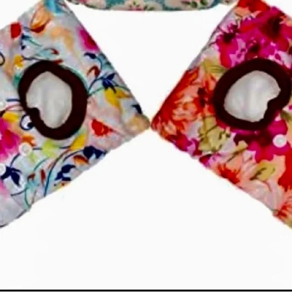 CuteBone Washable Female Dog Diapers With Floral Pattern Small‎