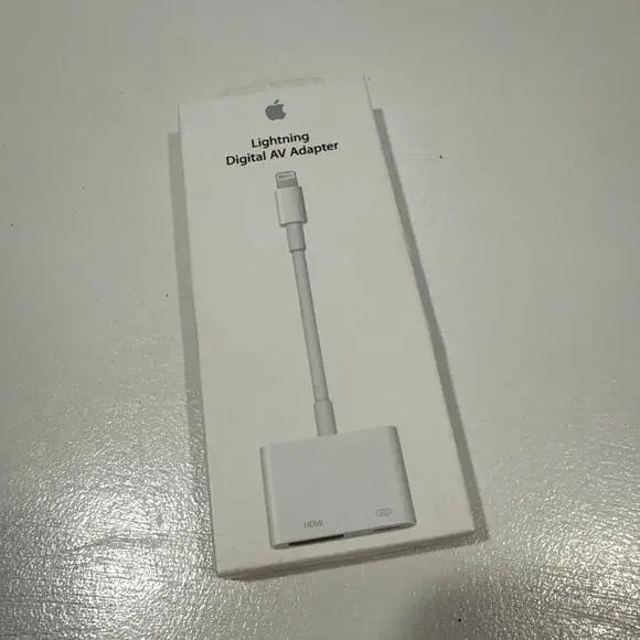 Genuine Sealed New Apple Lightning Digital AV Adapter MW2P3AM/A A1438 HDMI White