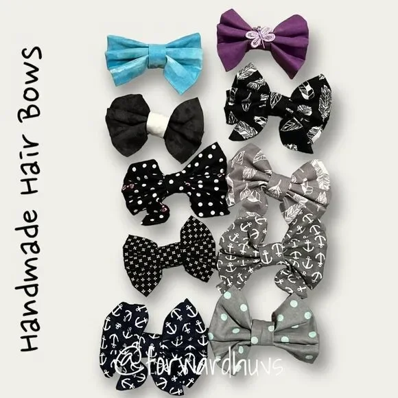 Handcrafted Kids Hair Bows / Barrette