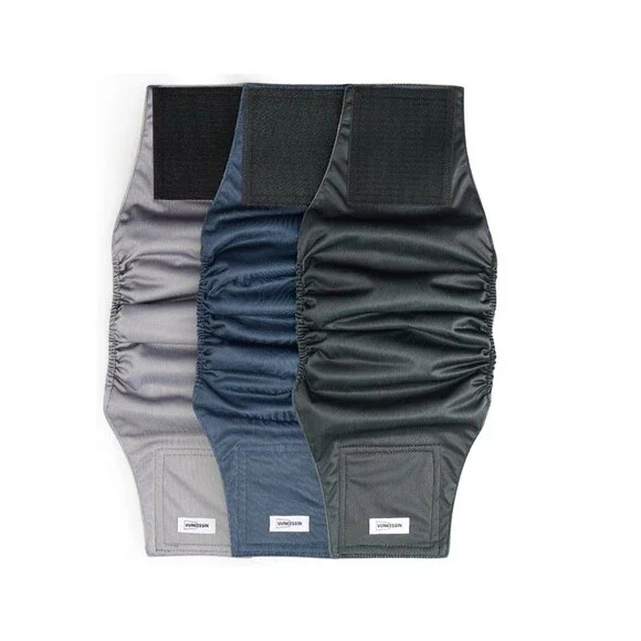 Washable Dog Diapers Male Reusable Pack of 3 High Absorbing Premium Belly BandXL