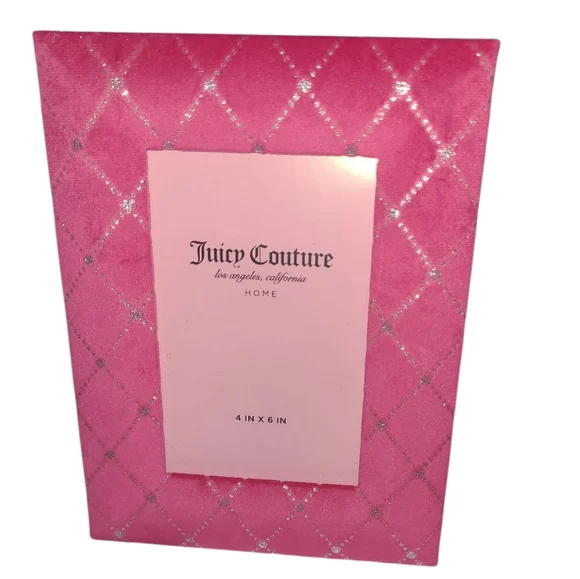 Juicy Couture Pink and Silver Frame - 4x6