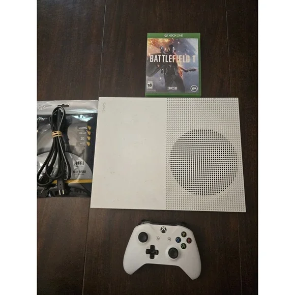 Microsoft Xbox One S 1TB Console Bundle w/ Wireless Controller And Game