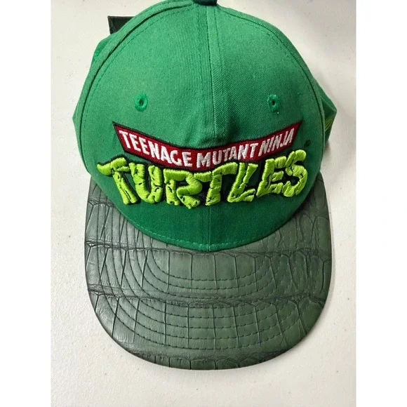 New Era 9FIFTY Teenage Mutant Ninja Turtles Snapback Hat Rare TMNT Reptile Brim