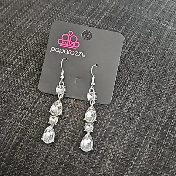 Paparazzi Raise Your Glass to Glamorous Earrings 🖤12