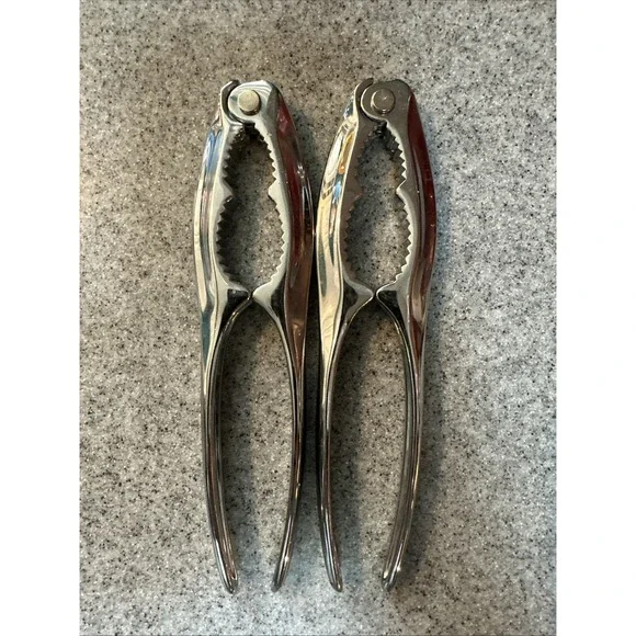 Set Of 2 Double Jaw Stainless Steel Lobster/Shellfish Hard Chestnuts