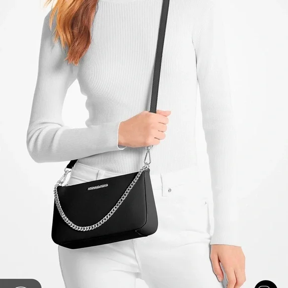 Michael Kors black small messenger/crossbody bag NWTs
