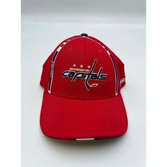 Y2K Reebok Washington Capitals Flex Fit Small/Medium hat cap 90s Y2K