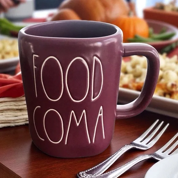 🆕Rae Dunn Food Coma Mug