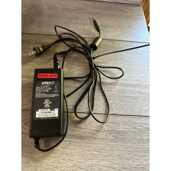 LiteOn AC Adapter PB-1360-3SA1 Unisex OS Black Excellent 12V 3A 36W Cisco 8742