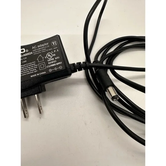 OEM Casio AC Adapter AD-A60024 Calculator Charger Power Supply‎ Wall Charger