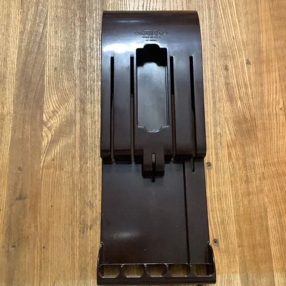 Vintage Cutco Brown 6 Slot Knife Utensil Holder Block Wall or In Drawer Bakelite