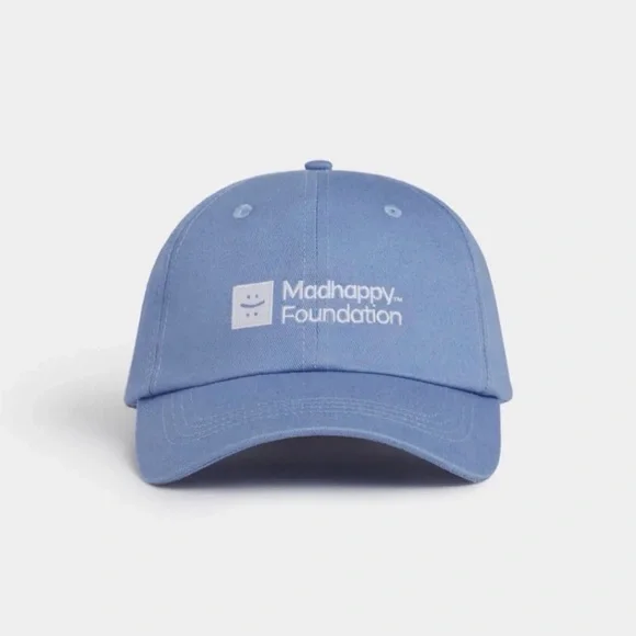 NWT Madhappy Foundation Blue Dad Hat