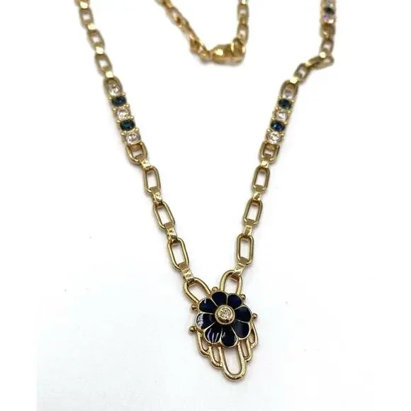 JBK Jackie Kennedy Camrose & Cross Vintage Necklace Convertible Estate Jewelry