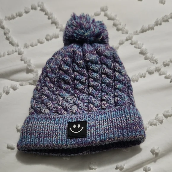 Newborn 0-3 months Baby Knit Pom-Pom Beanie | New Without Tags