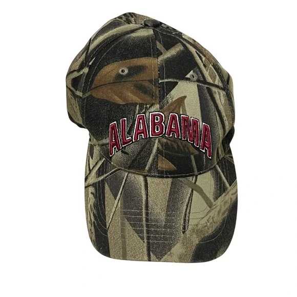 Alabama Crimson‎ Tide Camo Men Baseball Cap Hat Adjustable College Hunting