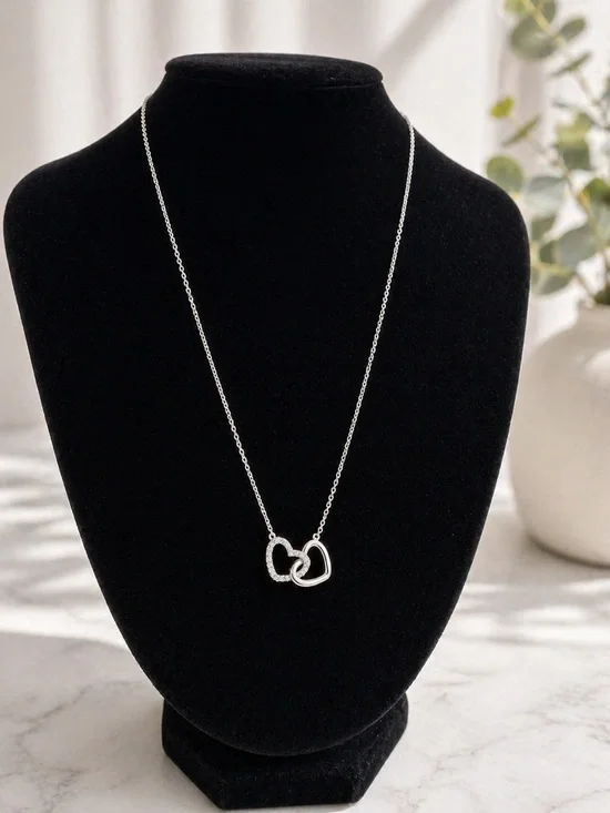 ✨ Giani Bernini Heart Jewelry Set – Sterling Silver & CZ ✨