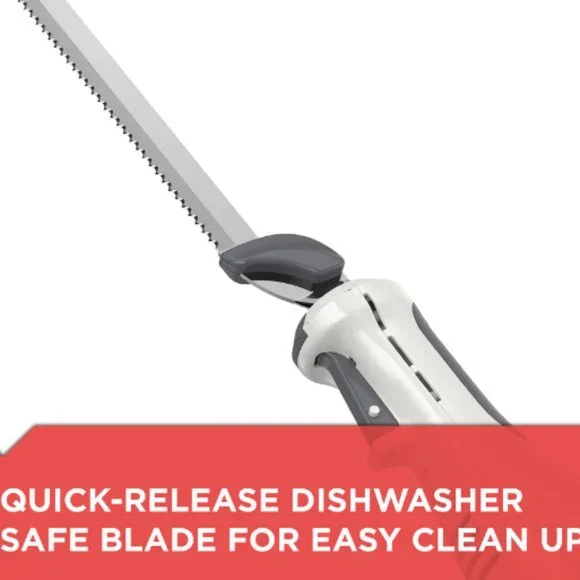 Brand New Electric Carving Knife, BLACK+DECKER White