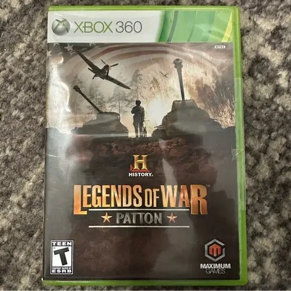 Microsoft XBOX 360 2012 Brand New Sealed History: Legends of War Patton Game