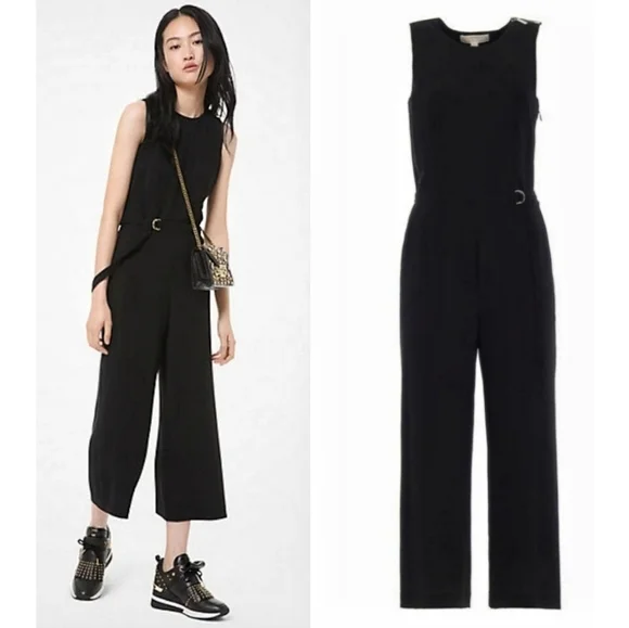 Michael Kors‎ | Sleeveless Jumpsuit 4 Black