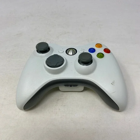 Microsoft‎ Xbox 360 Wireless Controller White X801769-004 For Parts or Repair