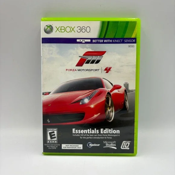 Microsoft Forza Motorsport 4 Essentials Edition Xbox 360 NTSC Good Racing Game
