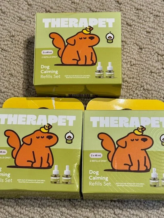 Therapet Dog Calming Refills Sets In Boxes 6 Refills Total