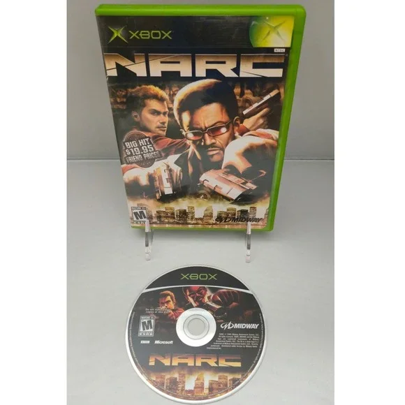 NARC - Microsoft Xbox 2005 - Case & Disc (No Manual) - Tested & Working