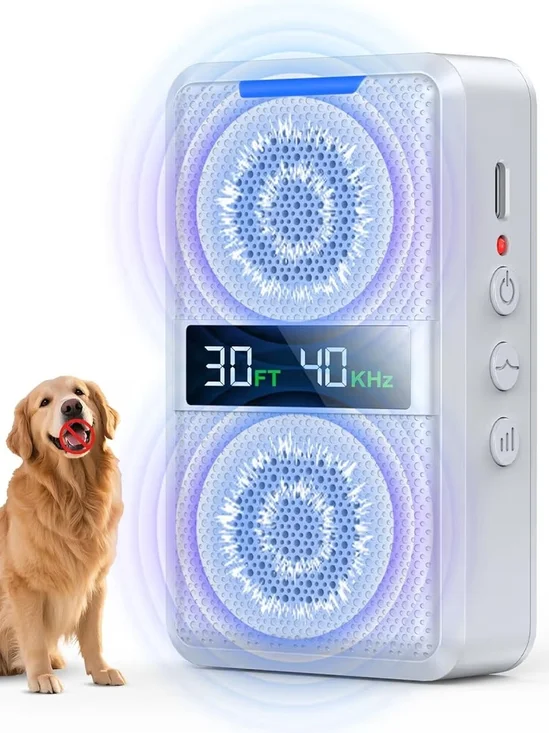 Dog Bark Deterrent Devices, Type-C Rechargeable Dog Training Tool for Indoor Out