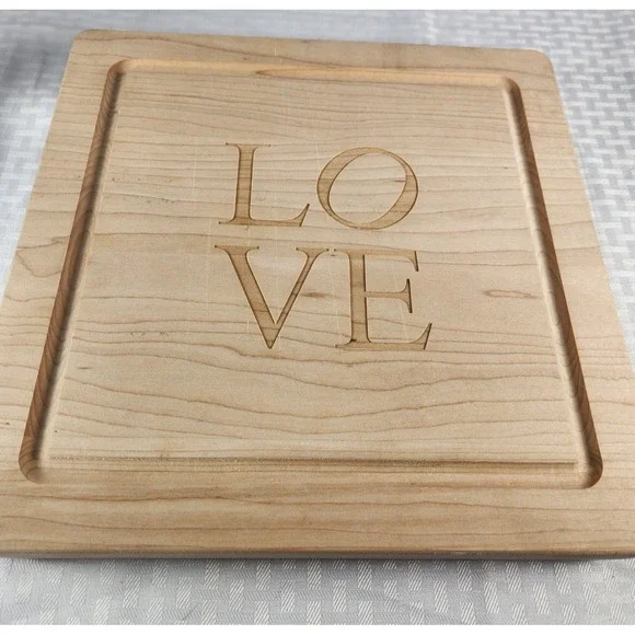 Butcher Block Cutting Board LOVE Cuttingboard