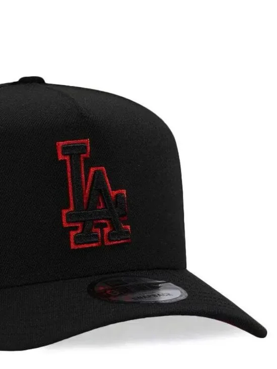 New Era Los Angeles Dodgers 50th Anniversary Snapback Cap Black Red MLB Hat