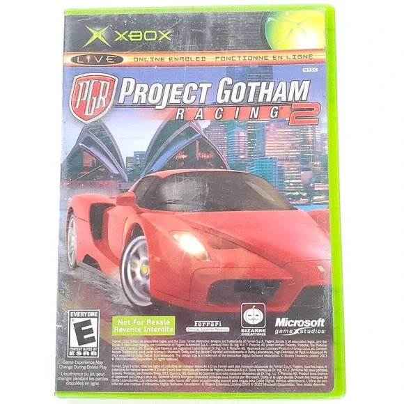 Project Gotham‎ Racing 2 With Arcade Microsoft Xbox 2 Video Games (Testes Works)