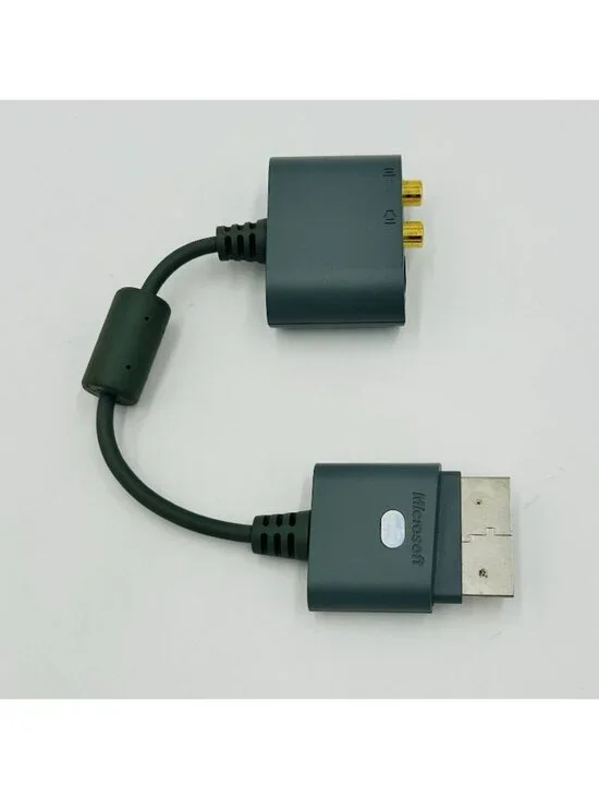 Official Microsoft XBOX 360 RCA Optical Audio Adapter AV Cable