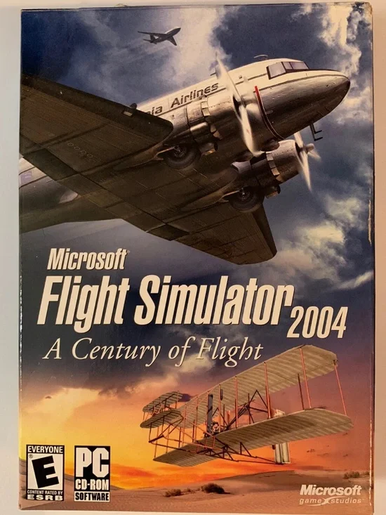 Microsoft Flight Simulator 2004 – Blue and Orange Artwork