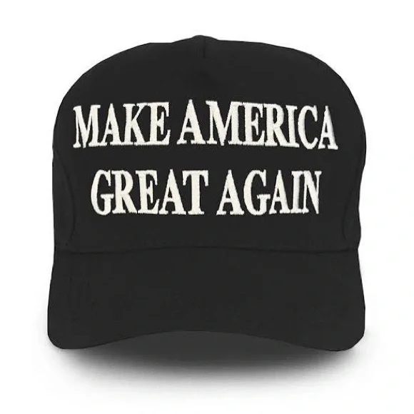 Black and White Slogan Cap