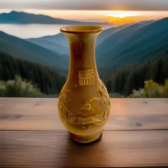 Antique‎ Japanese Bronze Dragon Vase, Meiji–Taishō Period, Signed Base, c.1900