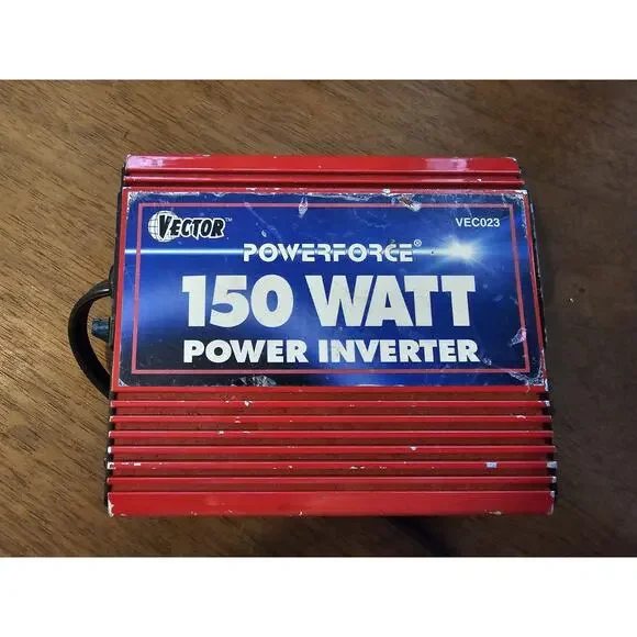 Vector VEC023 - Powerforce 150 Watt DC to AC Power Inverter - used