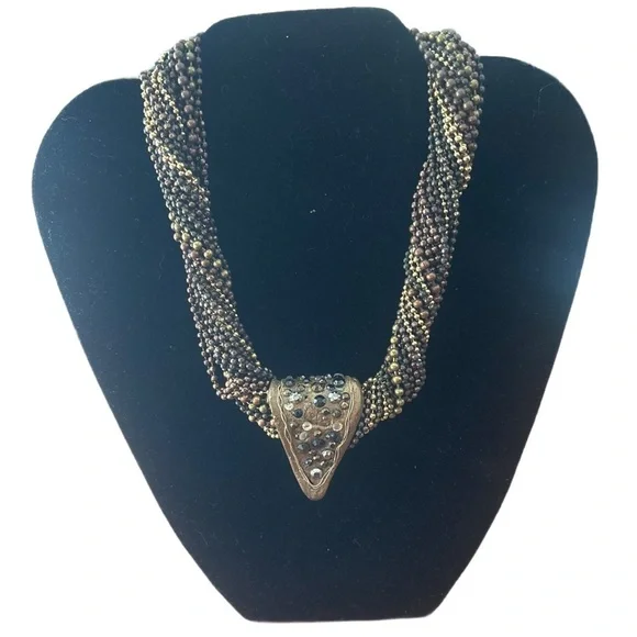 Statement Micki Ravitz Necklace with Intricate Design