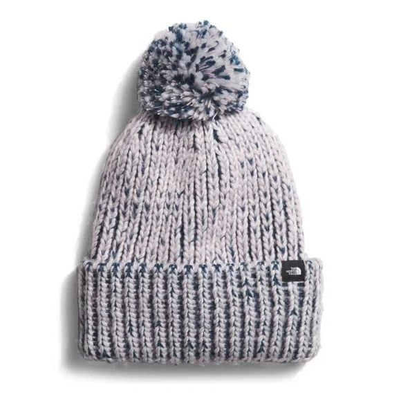 NWT The North Face Kids' Lined Cozy Grey Chunky Beanie Winter Hat