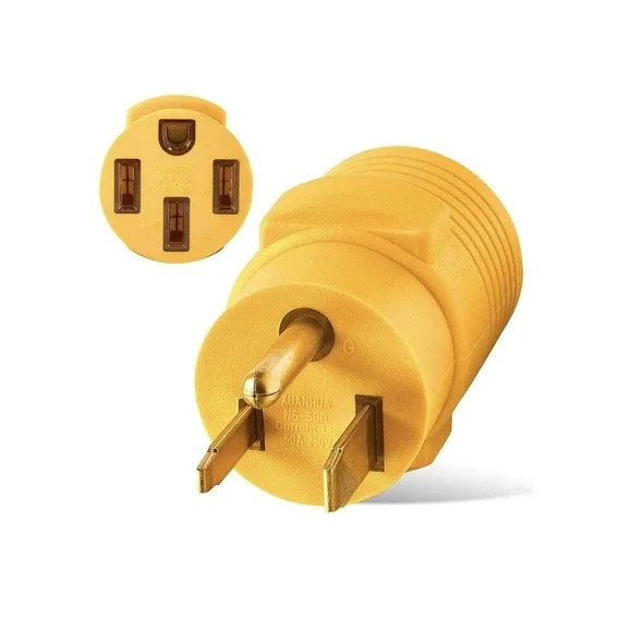 6-50P to 14-50R 240V 50 Amp EV Charger Adapter Cord, Welder Welding Dryer EV ...