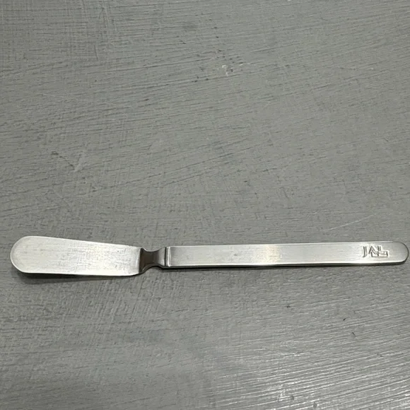 Vintage Japan Airline Butter Knife Spreader Stainless Steel Spreader Knife