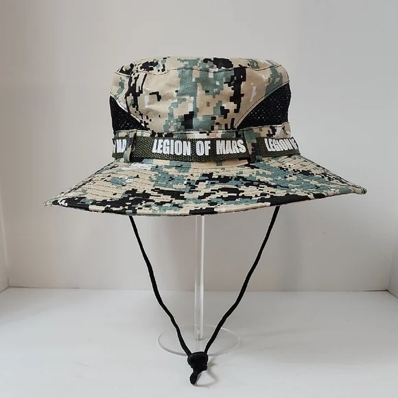 Legion of Mars Digital Camo Bucket Hat Chin Strap Outdoor Hat 22.5