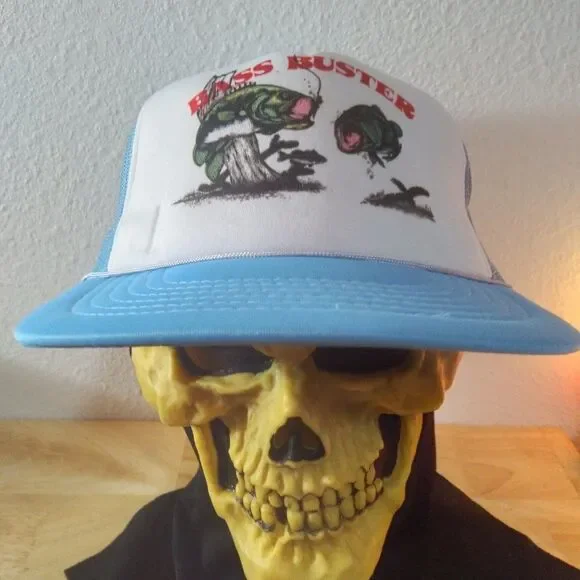 Deadstock Vintage Bass Buster Rope Snap Back Trucker Hat