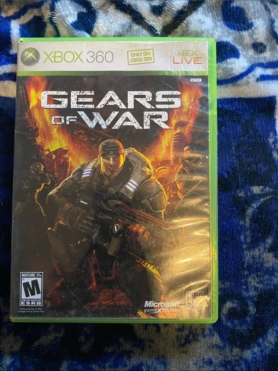 Microsoft Xbox 360 Gears of War — Black, Orange, Green